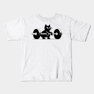 Feline Deadlift Whiz Kids T-Shirt